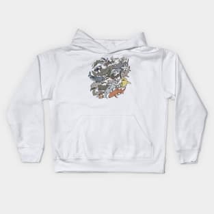 Underwater friends Kids Hoodie